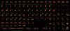 Olcsó Lightning Keyboard Sticker Hun Black-Orange (IT8803)